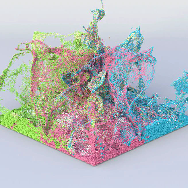 RBF Liquids: An Adaptive PIC Solver Using RBF-FD